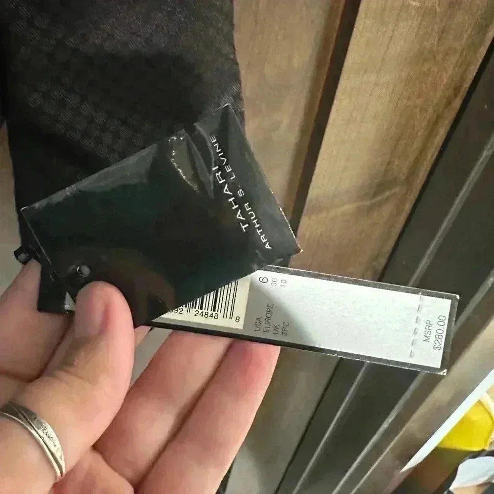 NWT TAHARI Blazer Arthur S. Levine women’s Size 6 cropped business blazer jacket - Picture 7 of 11